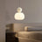 Glass Pumpkin Pendant Light