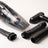 Close detail of the vacuum's nozzle and attachments