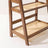 Bamboo cup shelf, detail of joinery and grain