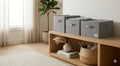 Collapsible Fabric Storage Box Set