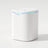 White cordless dual-nozzle USB humidifier on a plain off-white background
