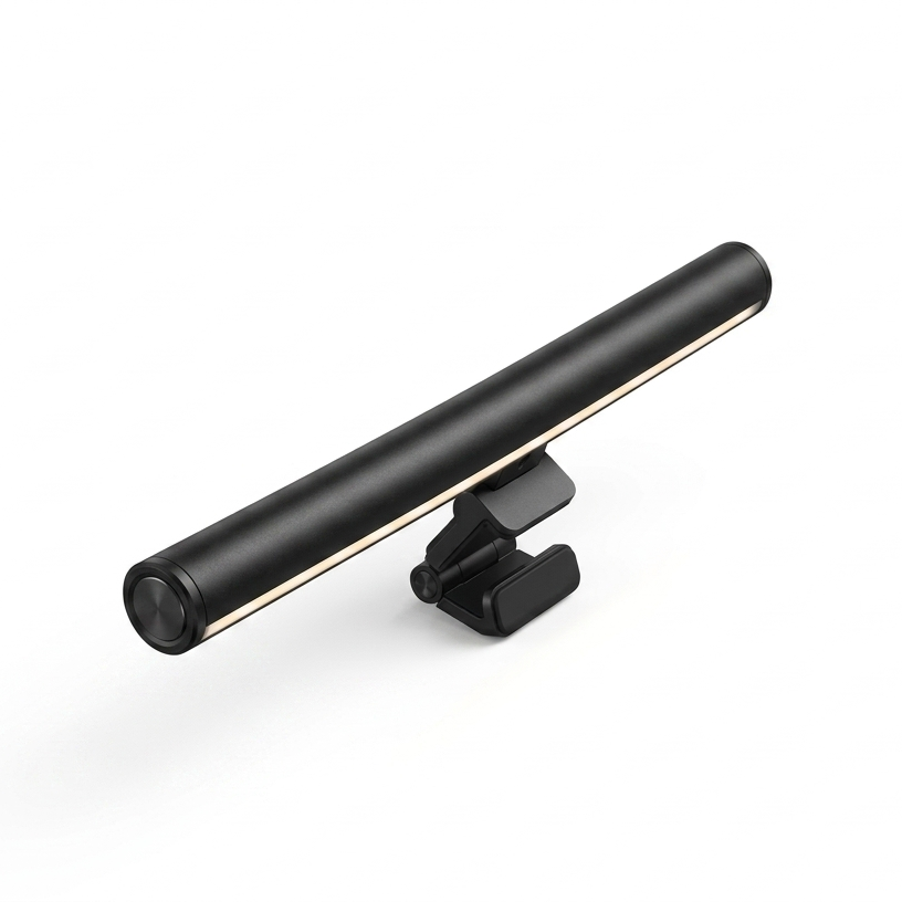 LED monitor light bar, white background