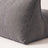 Linen-blend wedge backrest pillow, cover texture detail