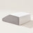 Memory foam leg wedge pillow, studio white background