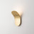 Wall Sconce, Curved Metal LED, Warm or Cool White Light, 3-5m2 Coverage, Wall-Mounted, Hardware Included, 7.1in Tall, Gold