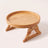 Wood sofa armrest clip-on tray, white studio background