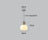 Glass Pumpkin Pendant Light