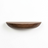 walnut wood shelf on a white background