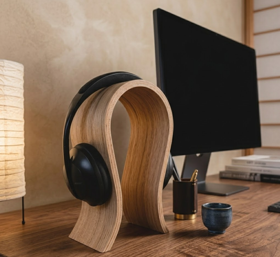 Bentwood Arch Headphone Stand